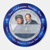 Goedkope foto, Christelijke feestgunsten, ELKE GEL Magneet (Voorkant)