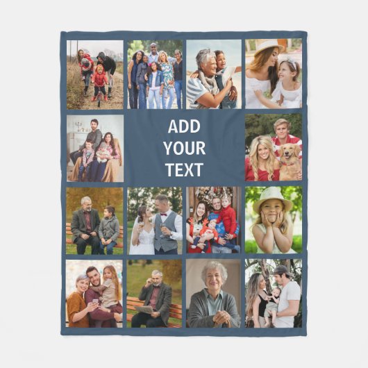 Goedkope foto deken collage (Voorkant)