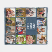 Goedkope foto deken collage (Voorkant (Horizontaal))