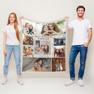 Goedkope foto deken collage moderne BFF