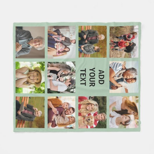 Goedkope foto deken collage Multi foto collage (Voorkant (Horizontaal))