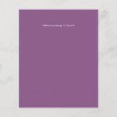 Goedkope FOTO-opslagdatum Paars Gold Abstract (Achterkant)