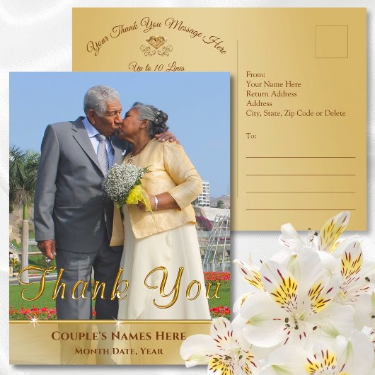 Goedkope Fotobedankkaartjes, Jubileumkaarten Briefkaart