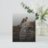 Goedkope Fotoscript QR Code Zwart Bruiloft (Staand voorkant)