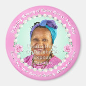 Goedkope funeraliën souvenirs, gepersonaliseerd en magneet (Voorkant)