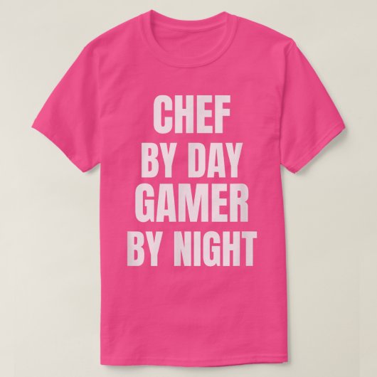 Goedkope gamer van dag tot nacht t-shirt (Design voorkant)