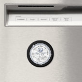 Goedkope gepersonaliseerde bruiloft gunsten in elk magneet (Insitu (Vaatwasser))