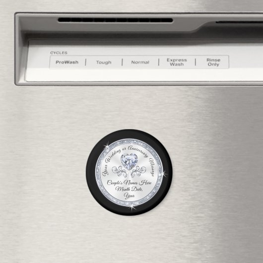 Goedkope gepersonaliseerde bruiloft gunsten in elk magneet (Insitu (Vaatwasser))