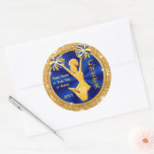 Goedkope gepersonaliseerde cheerleading Stickers (Envelop)