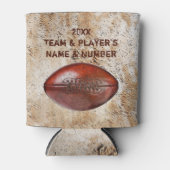 Goedkope gepersonaliseerde Football team geschenke Blikjeskoeler (Voorkant)