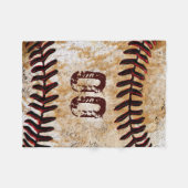 Goedkope gepersonaliseerde honkbal fleece dekens (Voorkant (Horizontaal))