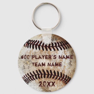 Goedkope, gepersonaliseerde honkbalteamcadeaus voo sleutelhanger