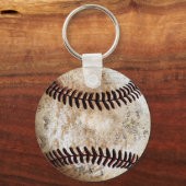 Goedkope, gepersonaliseerde honkbalteamcadeaus voo sleutelhanger (Achterkant)