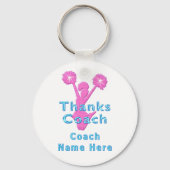 Goedkope geschenken om coaches een hart onder de r sleutelhanger (Achterkant)