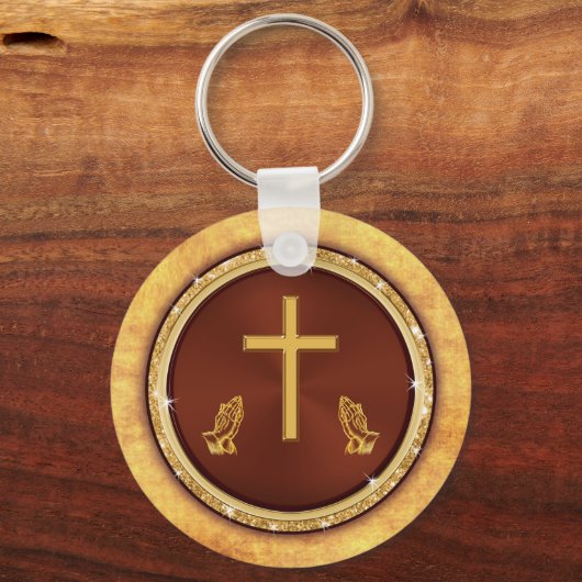 Goedkope geschenken voor bezoekers van de kerk, le sleutelhanger (Achterkant)