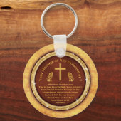 Goedkope geschenken voor bezoekers van de kerk, le sleutelhanger (Voorkant)