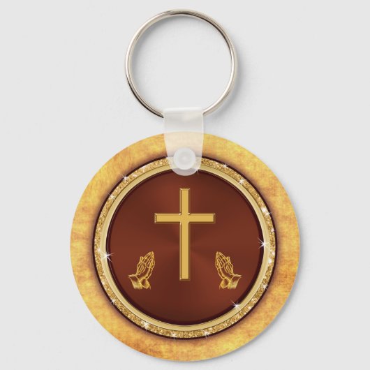 Goedkope geschenken voor bezoekers van de kerk, le sleutelhanger (Achterkant)