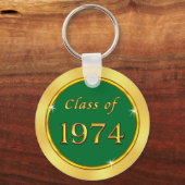 Goedkope Groen en Goud, Klasse van 1974, Favoriete Sleutelhanger (Achterkant)