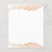 Goedkope Halloween Koe Little Boo Baby shower Invi Flyer (Achterkant)