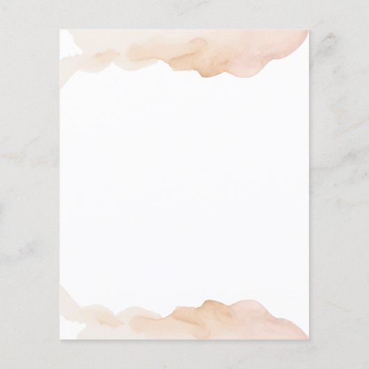 Goedkope Halloween Koe Little Boo Baby shower Invi Flyer (Achterkant)