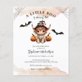 Goedkope Halloween Koe Little Boo Baby shower Invi Flyer