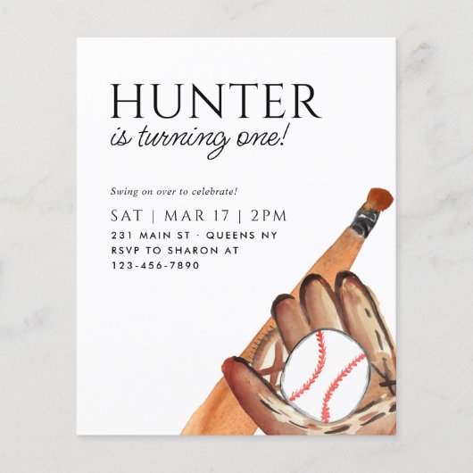 Goedkope Honkbal Bat Handschoen Ball Kind Sport Ve Flyer (Voorkant)