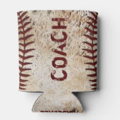 Goedkope Honkbal Coach Gifts, Coach of Jouw tekst Blikjeskoeler (Achterkant)