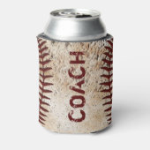 Goedkope Honkbal Coach Gifts, Coach of Jouw tekst Blikjeskoeler (Blikje Achterkant)