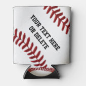 Goedkope honkbal voor spelers en coaches blikjeskoeler (Voorkant)