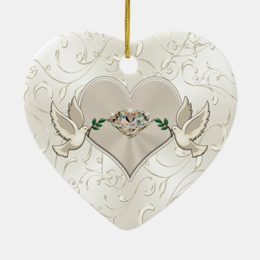 Goedkope Huwelijkscadeaus, Bruiloft Ornament (Achterkant)