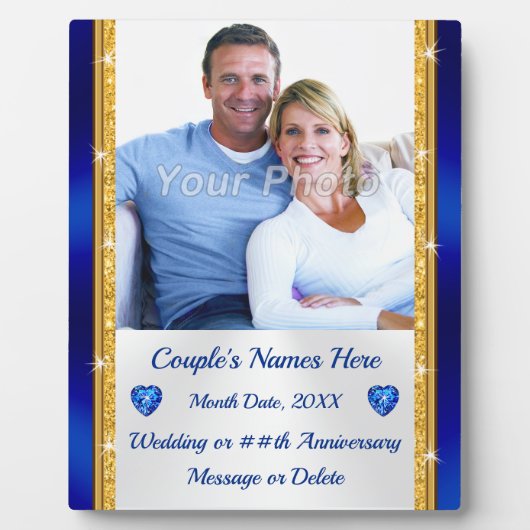 goedkope Huwelijkscadeaus voor het tweede huwelijk Fotoplaat (Voorkant)