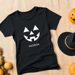 GOEDKOPE JACK O LANTAARN POMPOEN GEZICHT AANGEPAST<br><div class="desc">Vier Halloween in stijl met ons exclusieve pompoen t-shirt, een veelzijdig accessoire dat kan worden aangepast aan uw unieke stijl. Voeg JOUW NAMEN OF EEN AANGEPAST BERICHT toe om het echt van jou te maken. Dit T-shirt heeft een grillig pompoenontwerp dat de griezelige en leuke aspecten van Halloween naadloos combineert....</div>