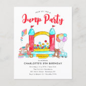 Goedkope JUMP PARTY Bounce House Trampoline Verjaa Flyer (Voorkant)