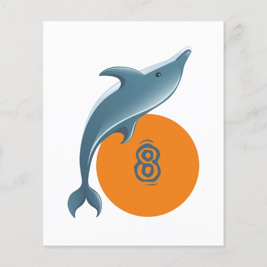 Goedkope Jump Play Dolphin Park Kinder feestdag Ve Flyer (Achterkant)