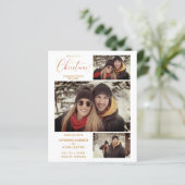 Goedkope Kerst 3 Foto's Collage Couple (Staand voorkant)