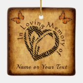 Goedkope kerstversiering voor verlies van 1 verlor keramisch ornament (Achterkant)