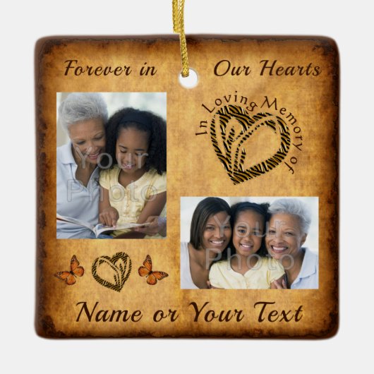 Goedkope kerstversiering voor verlies van 1 verlor keramisch ornament (Voorkant)