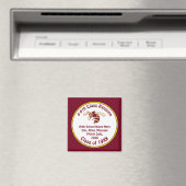 Goedkope klasse Reunion Gift Ideeën Magnets Magneet (Insitu (Vaatwasser))