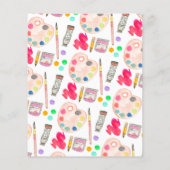 Goedkope Kunst Kunstenaar Verf Partij Schilderij V Flyer (Achterkant)