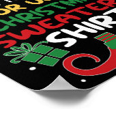 Goedkope Lelijke Kersttruien Funny Xmas Mannen Vro Poster (Hoek)