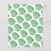 Goedkope Leuke Dino Oerwoud Dinosaurus Verjaardags Flyer (Achterkant)