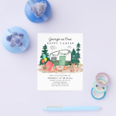 Goedkope ONE Happy Camper Forest Camping 1e Verjaa Flyer (Enkel)