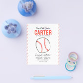 Goedkope onze kleine Rookie Ball Baseball Verjaard Flyer (Enkel)