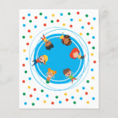 Goedkope Plezier Trampolinepark Jump Kinder feestd Flyer (Achterkant)