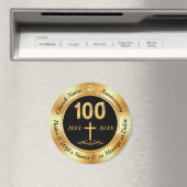 Goedkope Prachtige, 100 jaar Kerk Jubileum, Favor Magneet (Insitu (Vaatwasser))