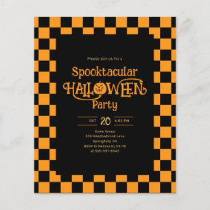 Goedkope Retro Spooktacular Halloween-feest Flyer