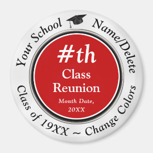 Goedkope reünie-cadeaus, JAAR, COLOREN wijzigen Magneet