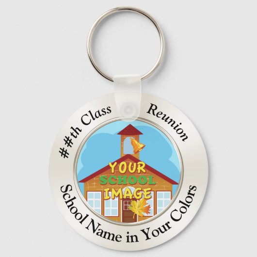 Goedkope reünie geeft je FOTO, TEKST Sleutelhanger (Voorkant)