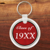 Goedkope reünie Gifts PERSONALIZED, rood, wit Sleutelhanger (Achterkant)
