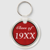 Goedkope reünie Gifts PERSONALIZED, rood, wit Sleutelhanger (Achterkant)